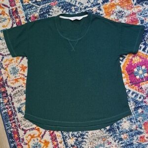 Peter Alexander Forest Green Knit Top